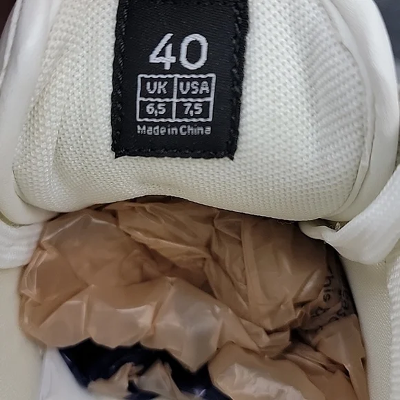 COLMAR \'CLAYTON BLEACH\' style men\'s white leather sneakers sz 40EUR 7.5US COLMAR  main image 4